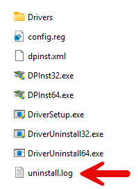 UniSoc Driver Uninstall Log